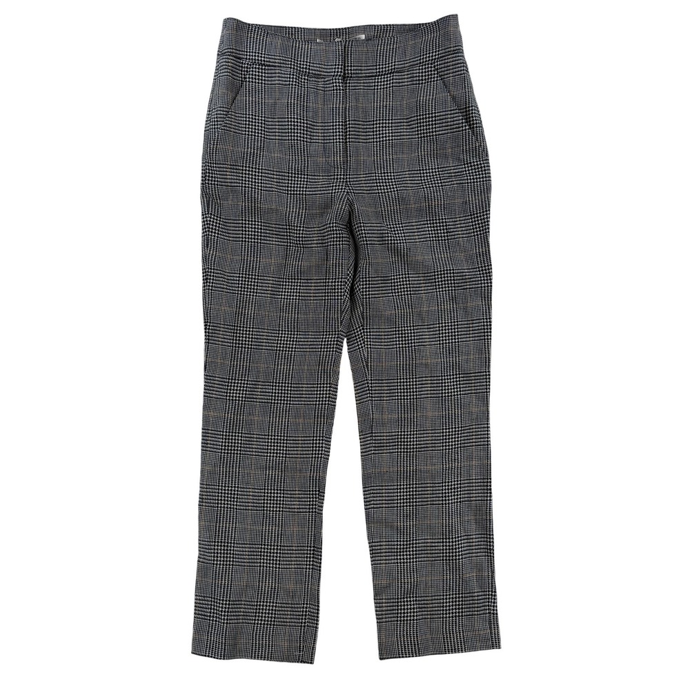 Veronica Beard Dress Pants Womens‎ 4 Blue Gemini Tweed Plaid Slim Lined Work NWT